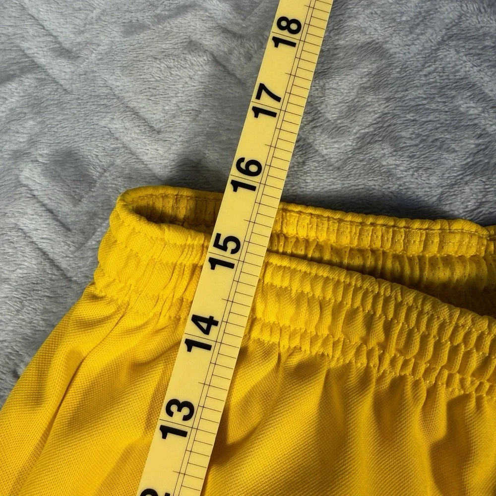 Nike Youth Large Park III Dri-FIT Soccer Shorts Yellow Gold Athletic